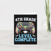 4th Grade Level Complete Last Day Of School Gamer  カード (正面)