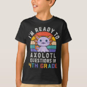 4th Grade Ready – Cute Back to School Character  Tシャツ (正面)