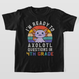 4th Grade Ready – Cute Back to School Character  Tシャツ
