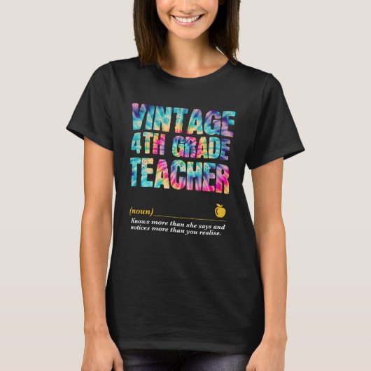 4th Grade Teacher Appreciation Week Back to School Tシャツ (正面)