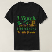 4th Grade Teacher Leprechauns Teach Saint Patricks Tシャツ (デザイン正面)