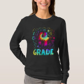 4th Grade Tie Dye Back To School Student Teacher B Tシャツ (正面)
