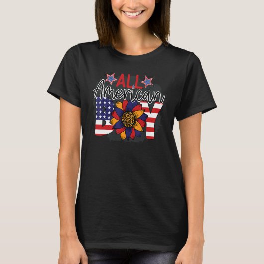 4th Independence Us Flag Day July4 2022 Patriotic  Tシャツ (正面)