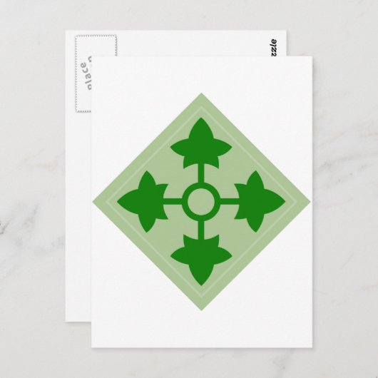 4th Infantry ポストカード (正面/裏面)