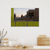 4th Infantry Division ポスター (キッチン)