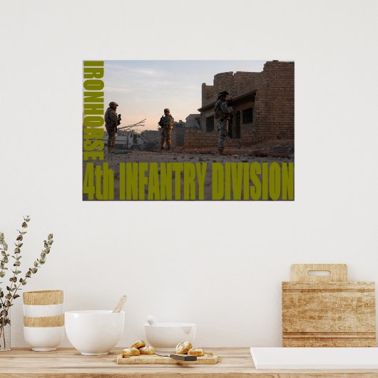 4th Infantry Division ポスター (キッチン)