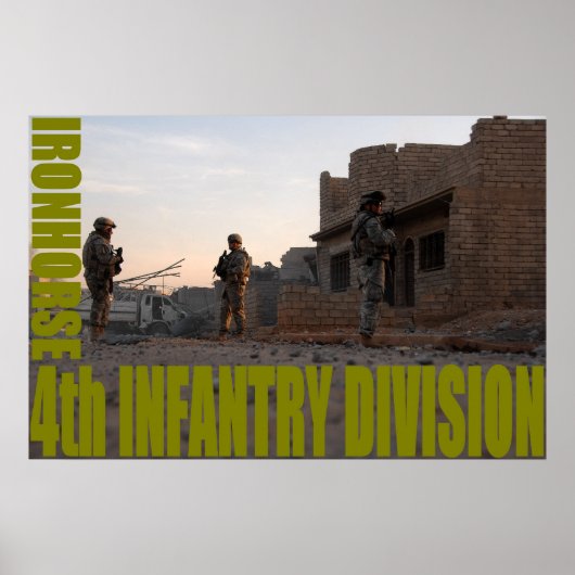 4th Infantry Division ポスター (正面)