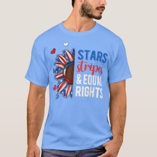4th July America Independence Stars Stripes And Eq Tシャツ