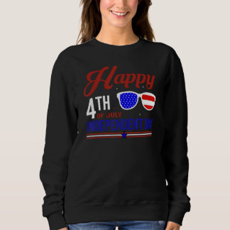 4th july apparel USA american flag 4th of july for スウェットシャツ