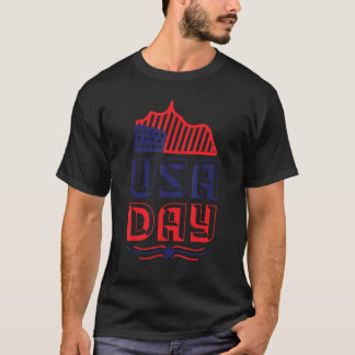 4th july apparel USA american flag 4th of july for Tシャツ