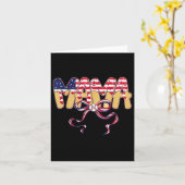 4th July Baseball Mama Ice Cream Drip Baseball Mom カード (黄色い花)