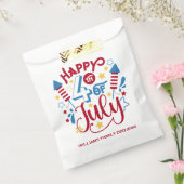 4th July BBQ パーソナライズ フェイバーバッグ (封をした状態)