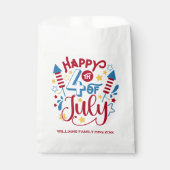 4th July BBQ パーソナライズ フェイバーバッグ (正面)