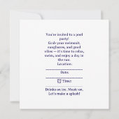 4th July Pool Party with Hippo in Bikini  セーブザデート (裏面)