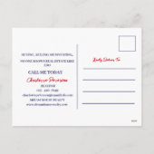 4th of 7月エステート実在不動産仲介業者ホリディハガキ シーズンポストカード (裏面)