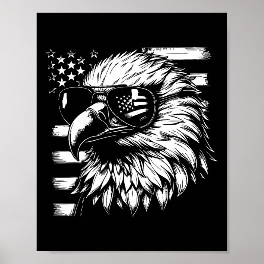 4th of July 愛国的なメンズ/ボーイズ向けの日デザイン ポスター (正面)