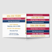 4th of July 2026 USA 250 Years Semiquincentennial  ゲストブック (全面)