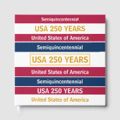 4th of July 2026 USA 250 Years Semiquincentennial  ゲストブック (正面)