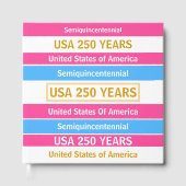 4th of July 2026 USA 250 Years Semiquincentennial  ゲストブック (正面)