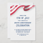 4th Of July 250th Anniversary Celebration Party 招待状 (正面)