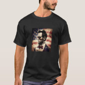 4th Of July Abraham Lincoln_1 Tシャツ (正面)