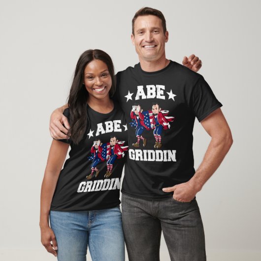 4th of July Abraham Lincoln Griddy Abe Griddin Tシャツ (ユニセックス)
