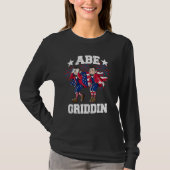 4th of July Abraham Lincoln Griddy Abe Griddin Unc Tシャツ (正面)