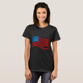 4th of July America Patriotic Day Tシャツ (正面フル)