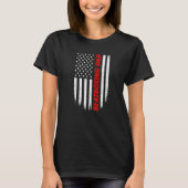 4th Of July American Flag Beatboxing Dad Fathers D Tシャツ (正面)