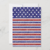 4th Of July BBQ Invitation, Party In USA Invite 招待状 (裏面)