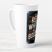 4th of July Booze Party | Red White and Booze カフェラテマグ (左アングル)