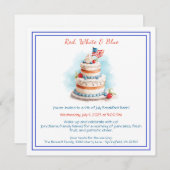 4th of July Breakfast Invitation – Patriotic  シーズンカード (正面/裏面)