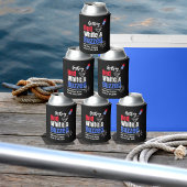 4th of July Can Cooler Red White & Buzzed 缶クーラー