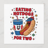 4th Of July Cute Hotdogs メニュー (裏面)