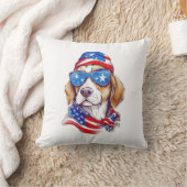 4th Of July Dog Sublimation-66361 クッション (ブランケット)