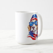 4th Of July Dog Sublimation-66361 コーヒーマグカップ (正面右)