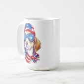 4th Of July Dog Sublimation-66361 コーヒーマグカップ (正面左)