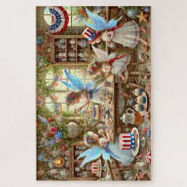 4th of July Fairy Bakery Patriotic Tea Party ジグソーパズル