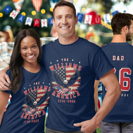 4th Of July Family Photos Matching Group Customize Tシャツ