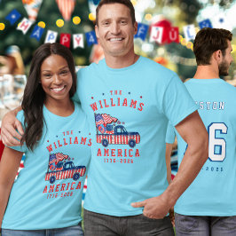 4th Of July Family Photos Matching Group Customize Tシャツ