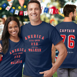 4th Of July Family Photos Matching Group Customize Tシャツ