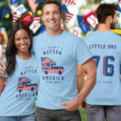 4th Of July Family Photos Matching Group Customize Tシャツ