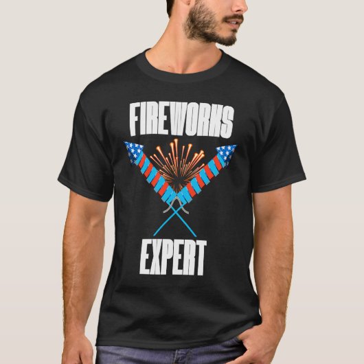 4th of July Fireworks Expert  Event Coordinators Tシャツ (正面)