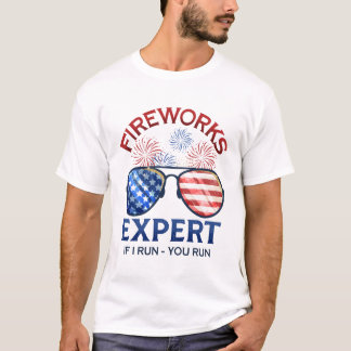 4th of July Fireworks Expert Tシャツ