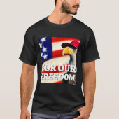 4th of July freedom symbol Tシャツ (正面)
