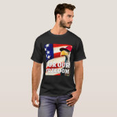 4th of July freedom symbol Tシャツ (正面フル)