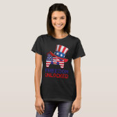 4th Of July Freedom Unlocked Video Game Gamer USA  Tシャツ (正面フル)