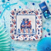 4th Of July Gnomes ペーパープレート (パーティー)