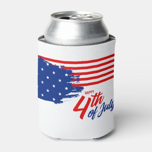 4th of July - Independence Day 缶クーラー (缶正面)