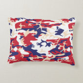 4th of July, Independence day, Camouflage Beige アクセントクッション (裏面)